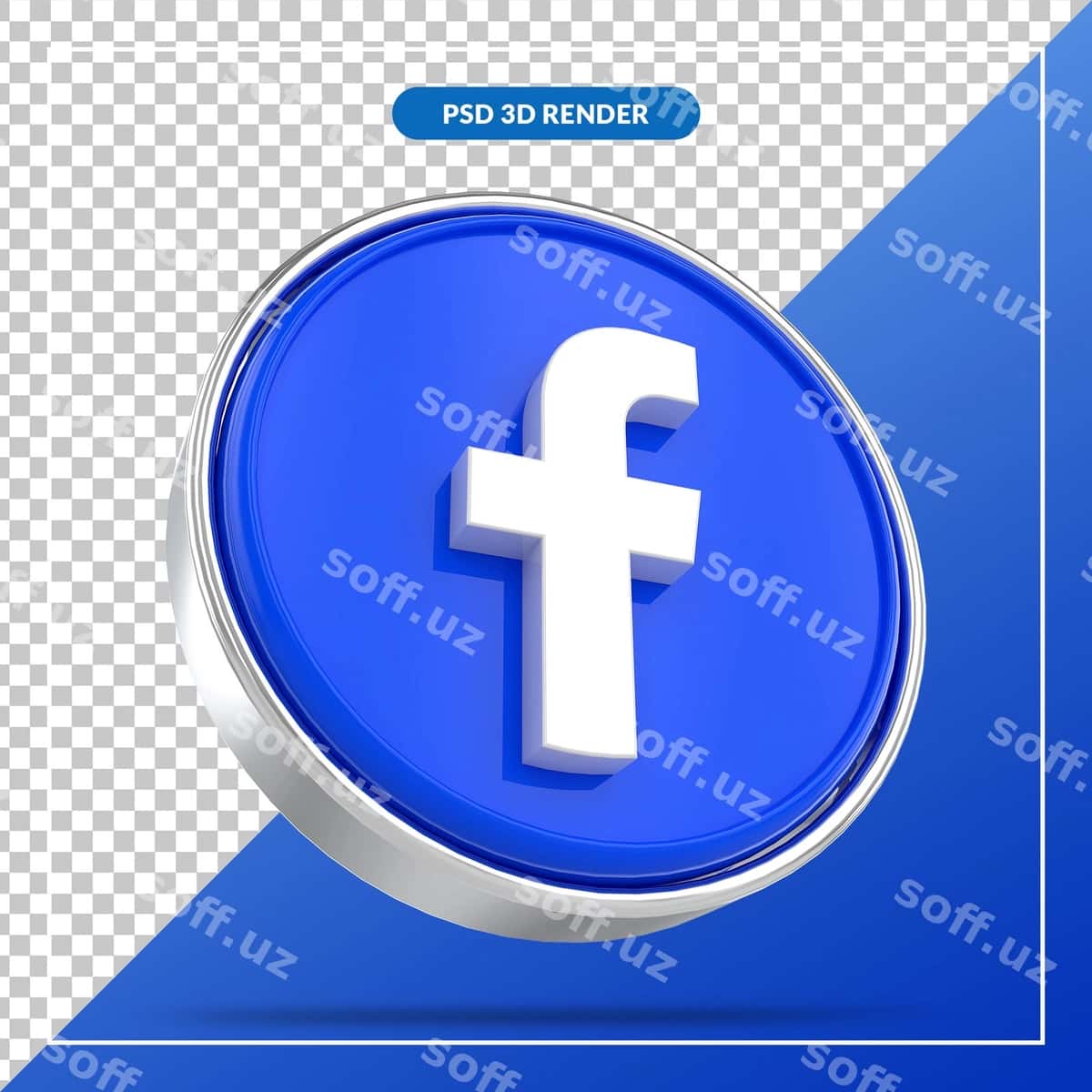 Facebook ijtimoiy media 3D uslublari | Facebook social media 3d styles 1