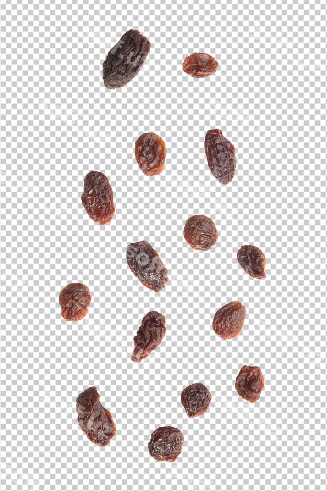 Tushadigan shirin uzumlar kesilgan psd fayl | Falling raisins cutout psd file 1