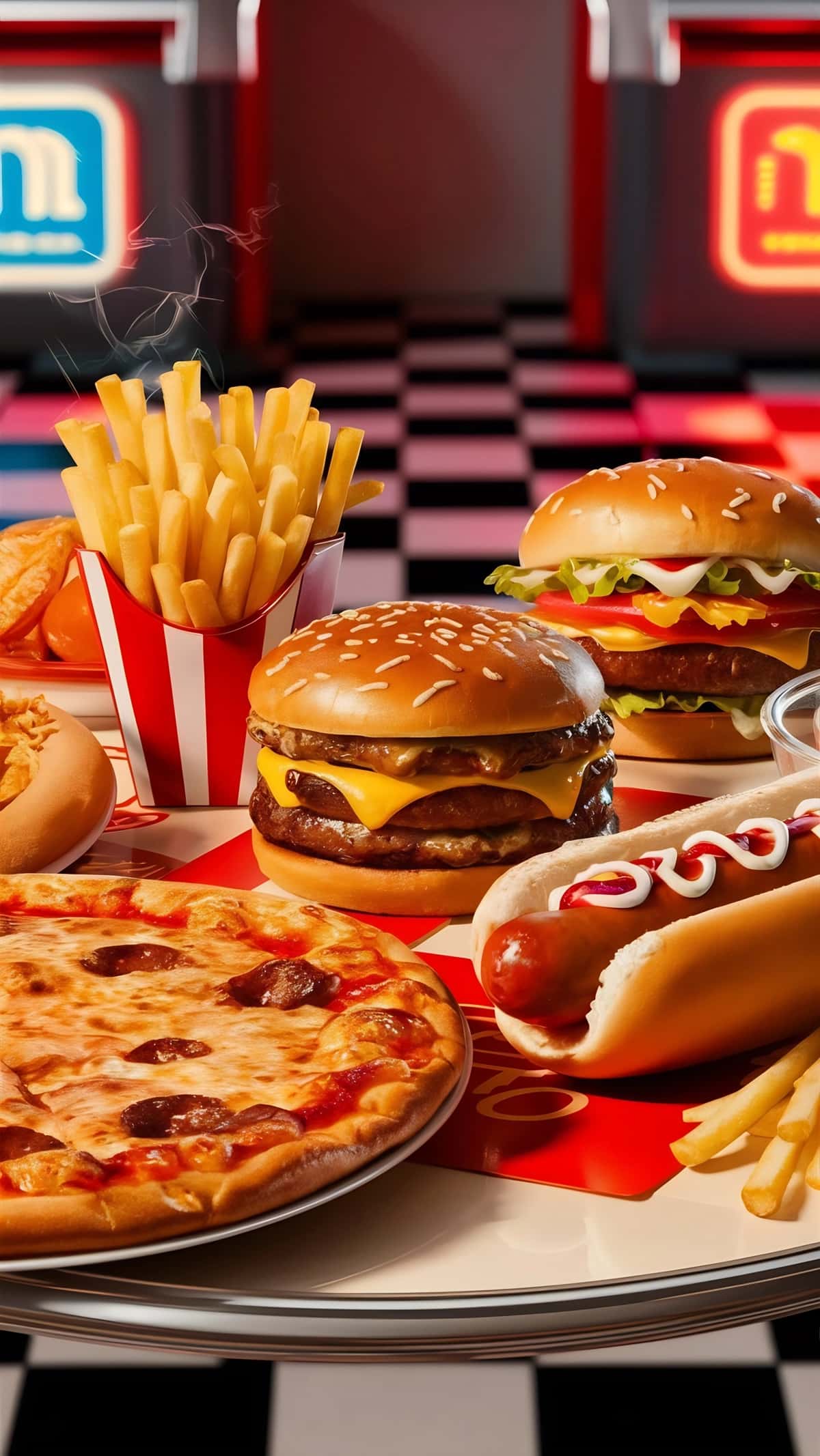 Tez ovqatlanish stoli | Fast food table 1