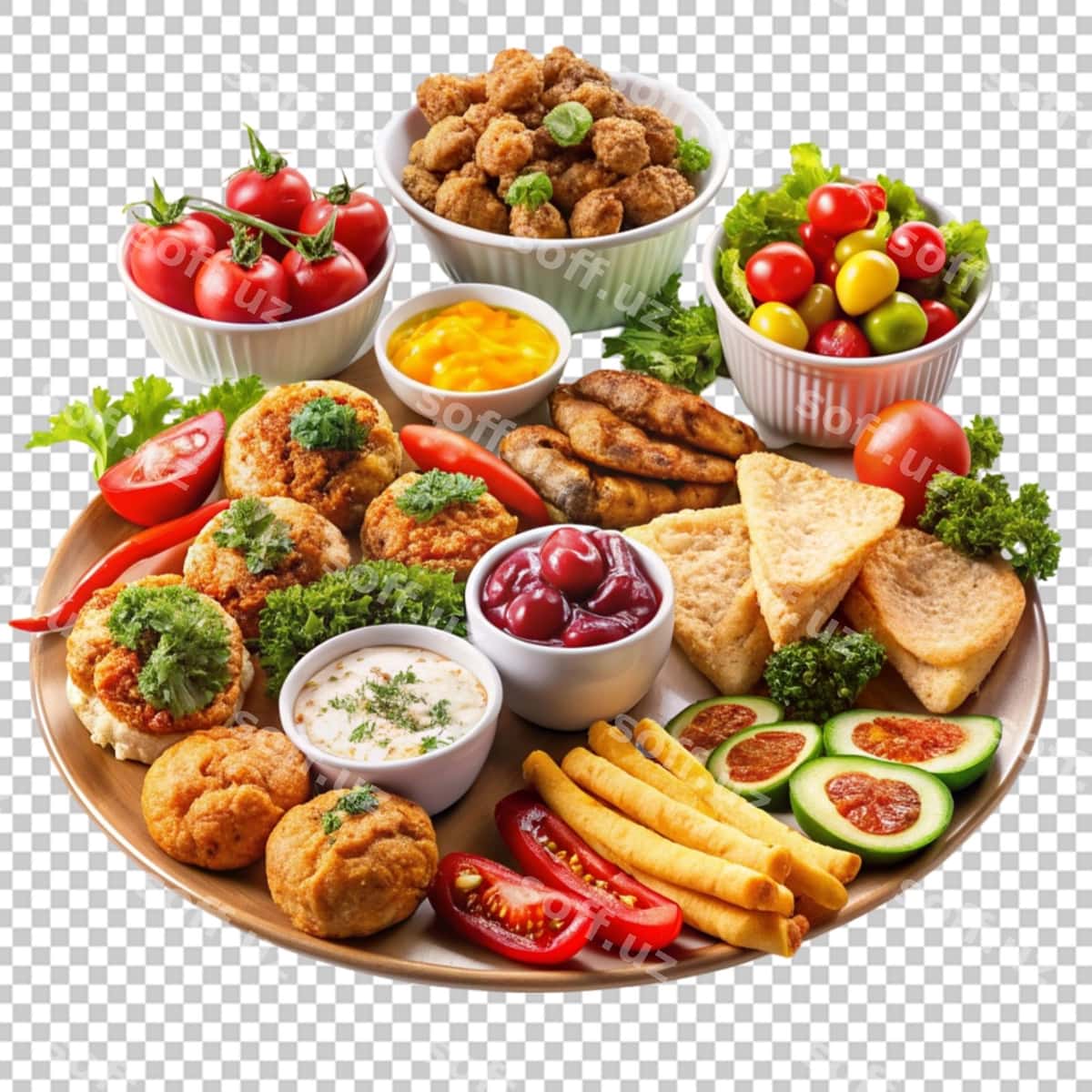 Tez ovqatlar beradi | Fast foods render 1