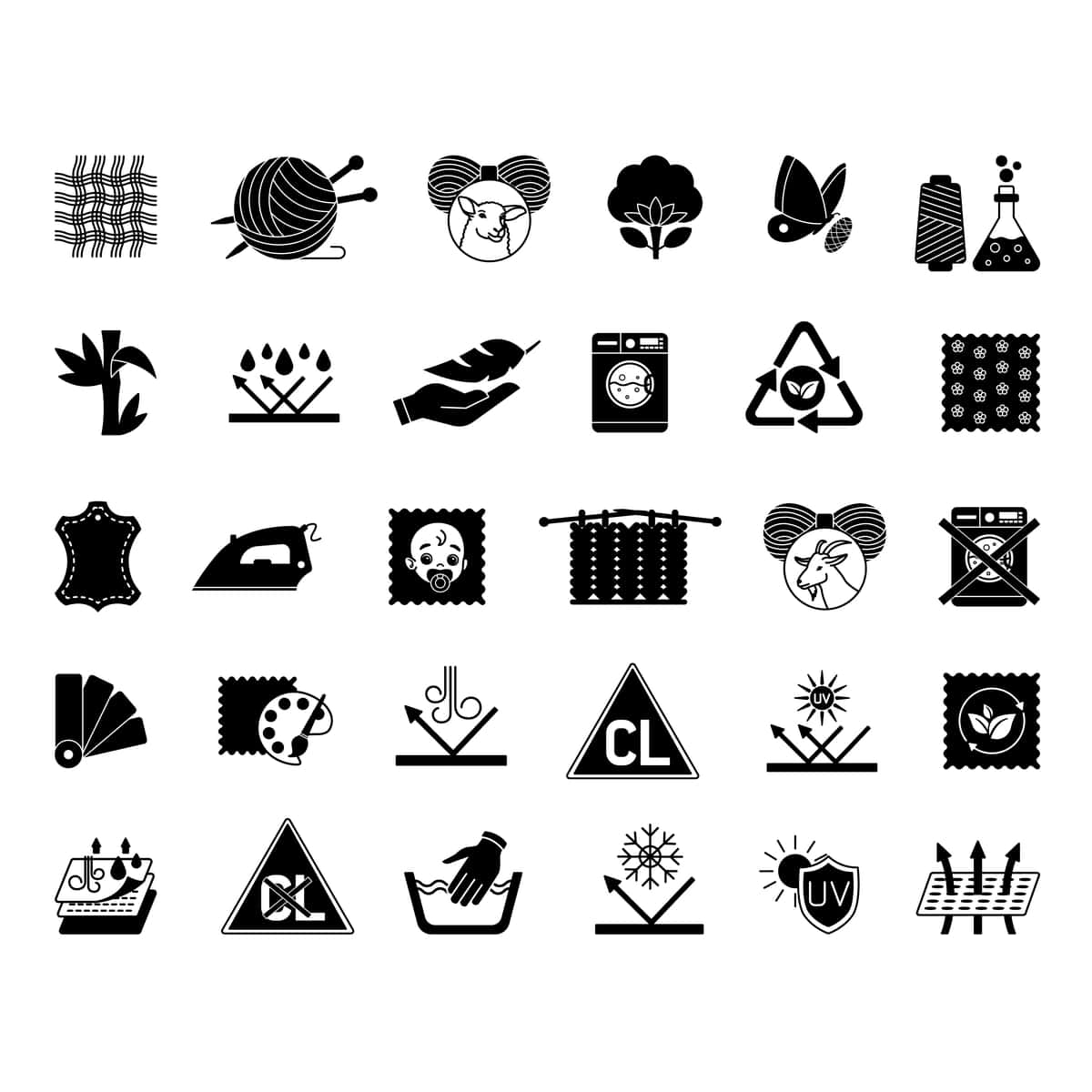 Qora piktogrammalarning moddiy xususiyatlari | Black icons material characteristics 1