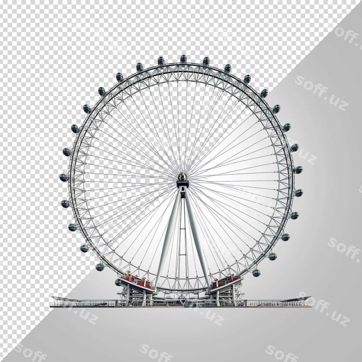 Katta g'ildirakli Ferris g'ildiragi | Ferris wheel with large wheel it 1