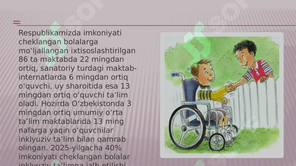INKLYUZIV TAʼLIMNING USLUBIY ASOSLARI 4