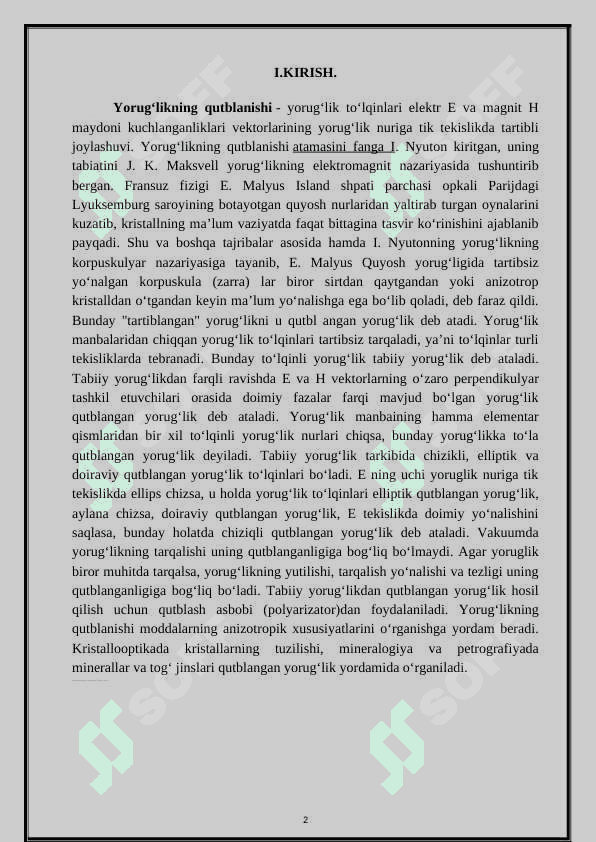 Muhit  polyarizatsiyasi  turlari 2