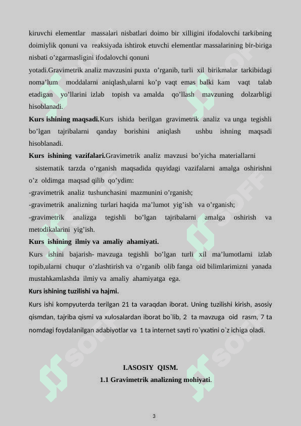 Gravimetrik analiz 3