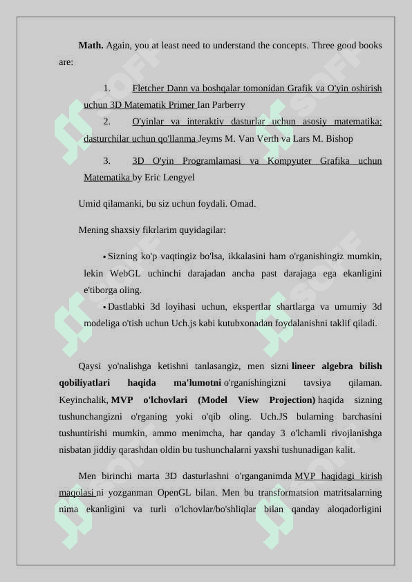 WebGl grafik kutubxonasi 7
