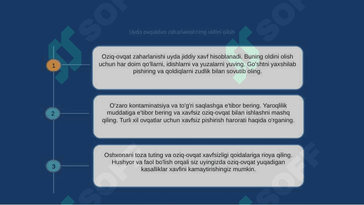 Ovqatdan zaharlanishlar va ularning profilaktikasi 8