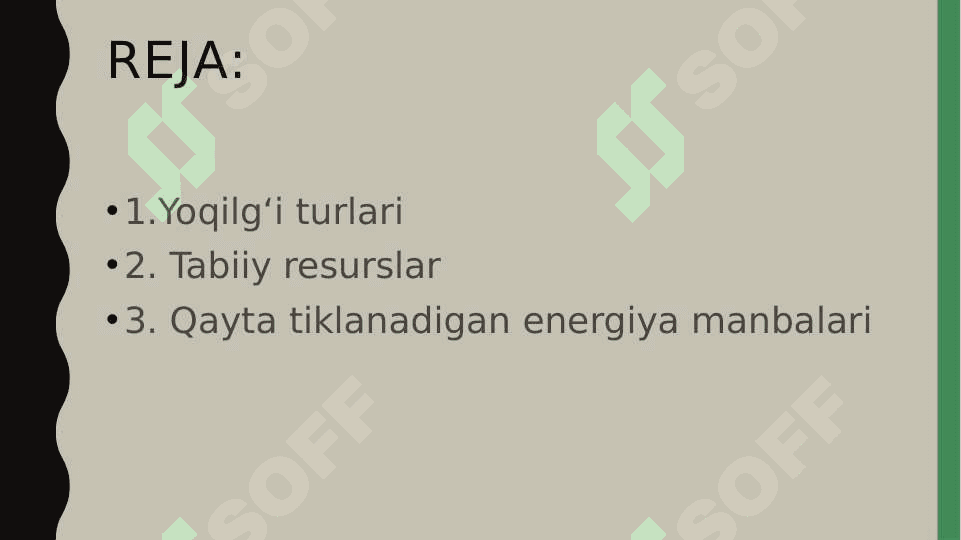 Muqobil yoqilg'i turlari 2