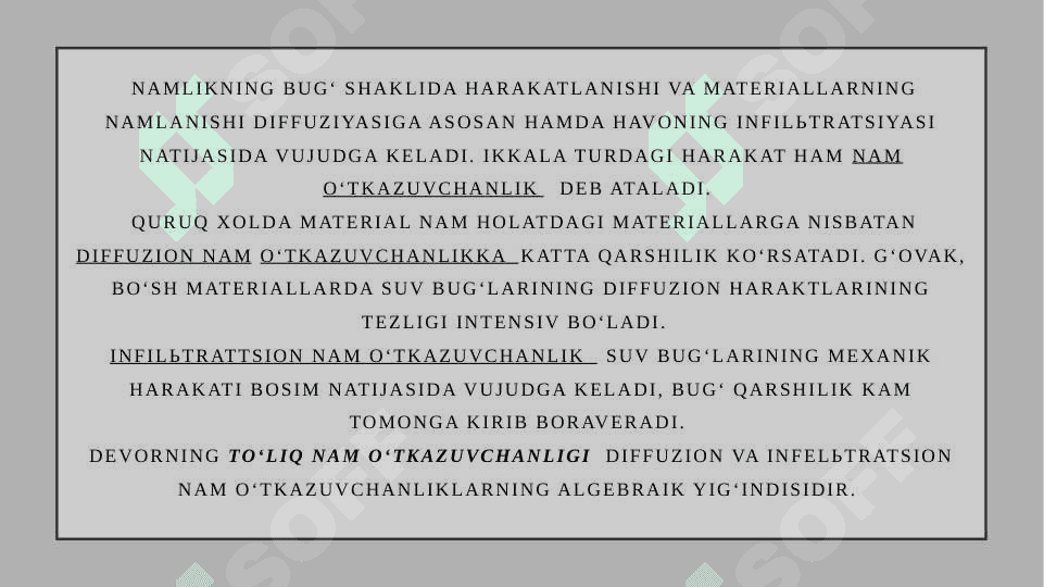 Devor konstruksiyalarini namlanishdan ximoyalash 8