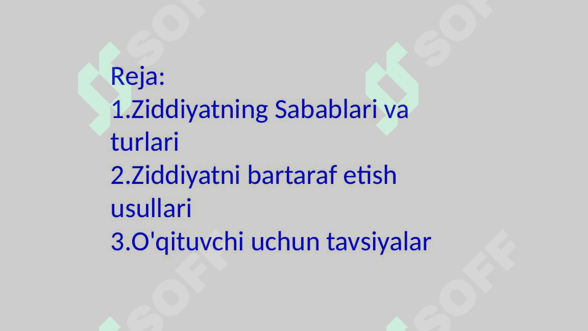 Oʻwituvchi va oʻquvchi orasidagi ziddiyatlarning riskologik tavsifi 2