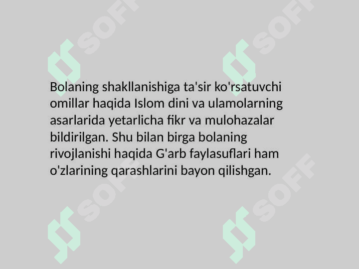 Bolaning rivojlanishiga muhitning ta'siri 5