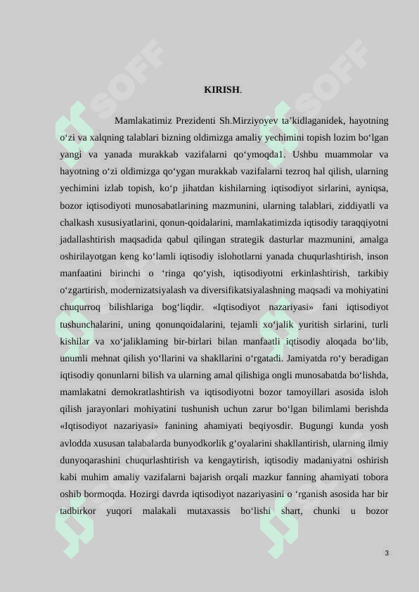 Iqtisodiy muvozanatlikning mohiyati va unga erishish yo’llari 3