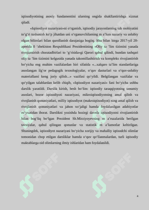 Iqtisodiy muvozanatlikning mohiyati va unga erishish yo’llari 4