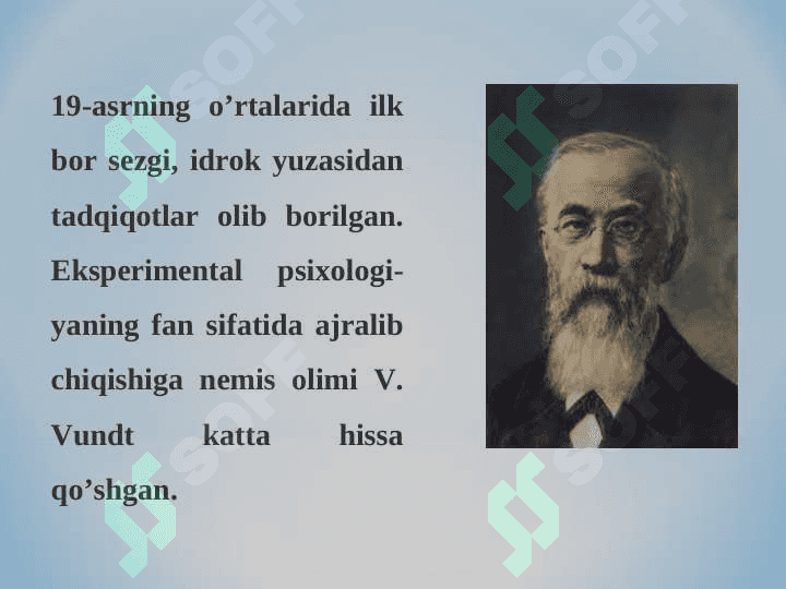 Eksperimental psixologiya: tushuncha tarixi. Eksperimental psixologiyaning hozirgi davrdagi holati. 4