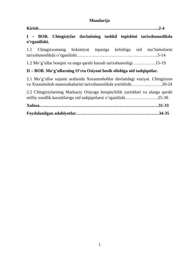 Mo'g'ul istelosi tarixshunosligi 1