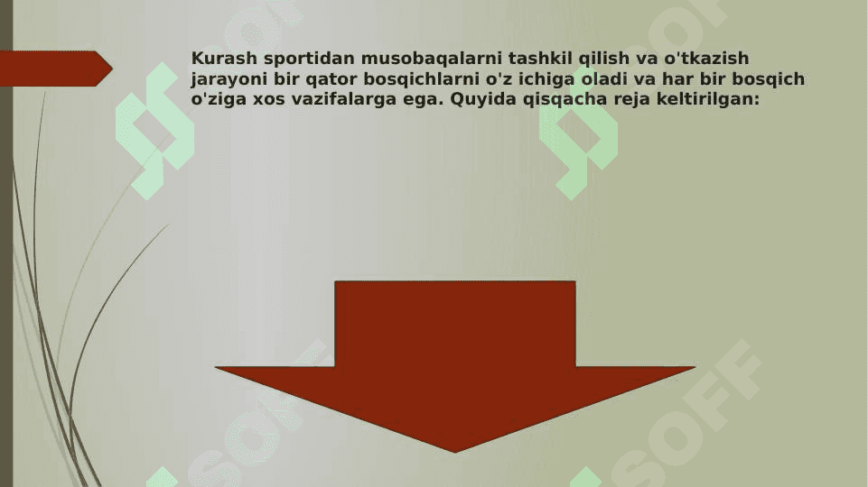 KURASH SPORTIDAN MUSOBAQALAR TASHKIL QILISH VA O'TKAZISH 2