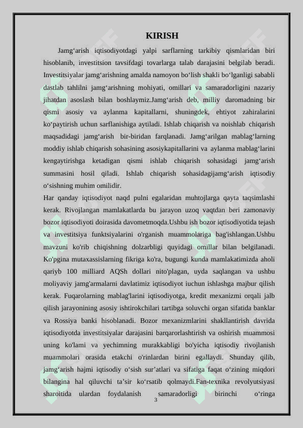 IQTISODIY JAMGʻARISH MOHIYATI VA MANBALARI 3