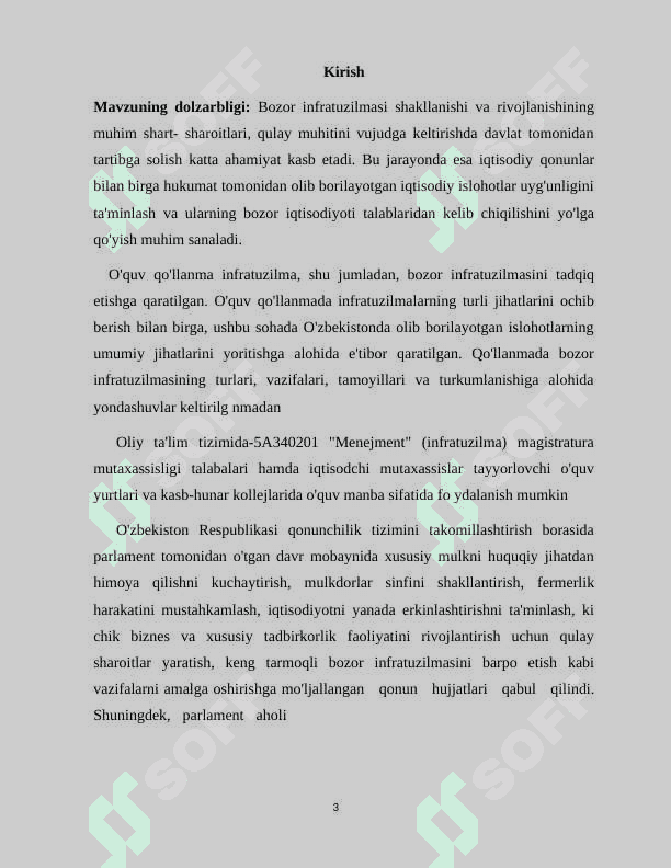 Birja-bozor infrastrukturasining asosiy bo’g’ini sifatida. 3