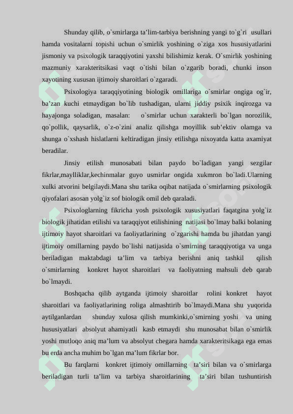 O‘smirlik davrida o‘zini o‘zi nazorat qilishning psixologik xususiyatlari 4