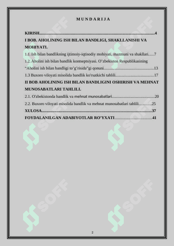 AHOLI BANDLIGI MUAMMOSINING IQTISODIY MOHIYATI 2