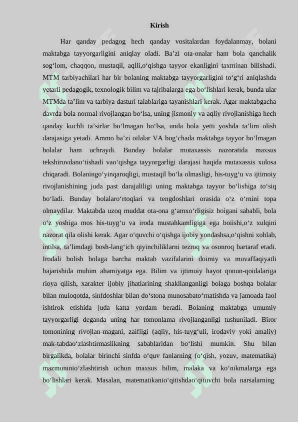 Bolalarni maktabga psixologik tayyorlash 3