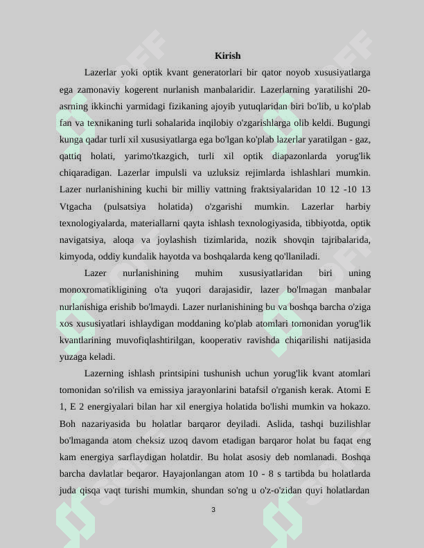 LAZERLARNI MEDITSINADA QO`LLANISHI 3