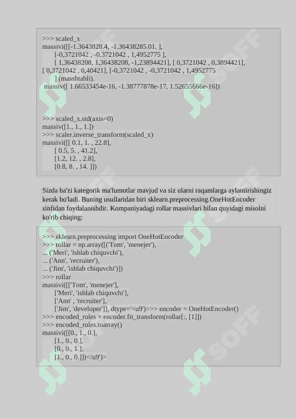 Pythonda scikit kutubxonasi 3