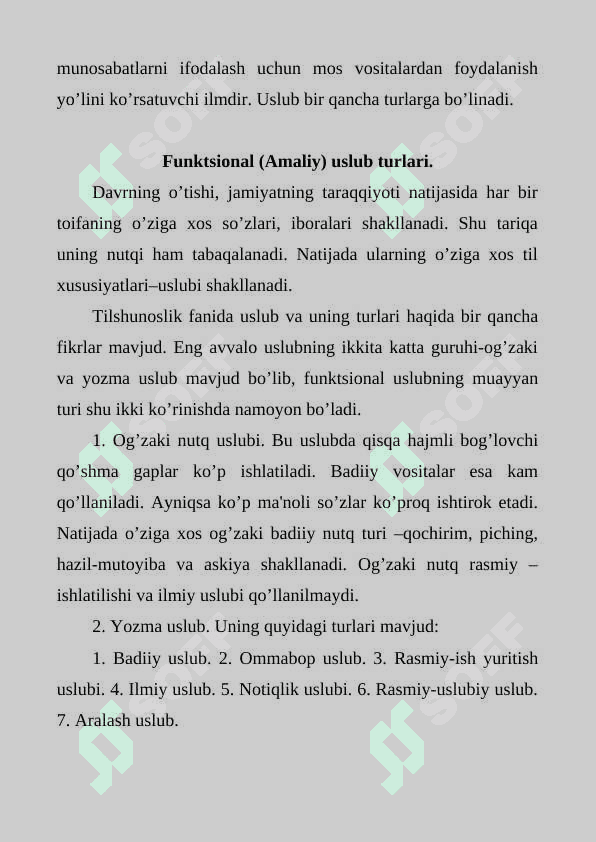 Hozirgi o’zbеk adabiy tilining og’zaki va yozma nutq uslubi haqida 3
