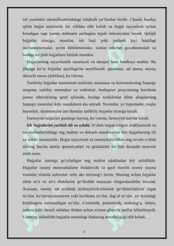 Korxonalarda ish yuritish hujjatlari 3