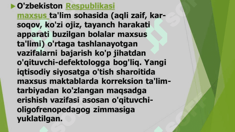 Maxsus mehnat ta’limi  maktablarda huquqiy tarbiya vauning oziga xosligi 2