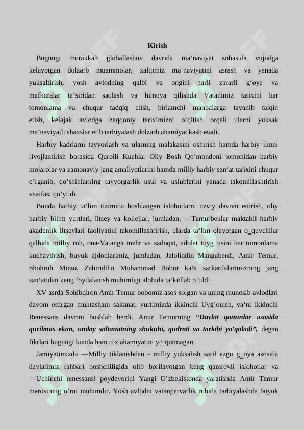 Mustaqil ta'lim 2