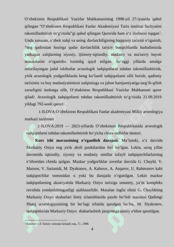 Ilk o’rta asrlar markaziy osiyo shaharlari va ularni rivojlanishi 4