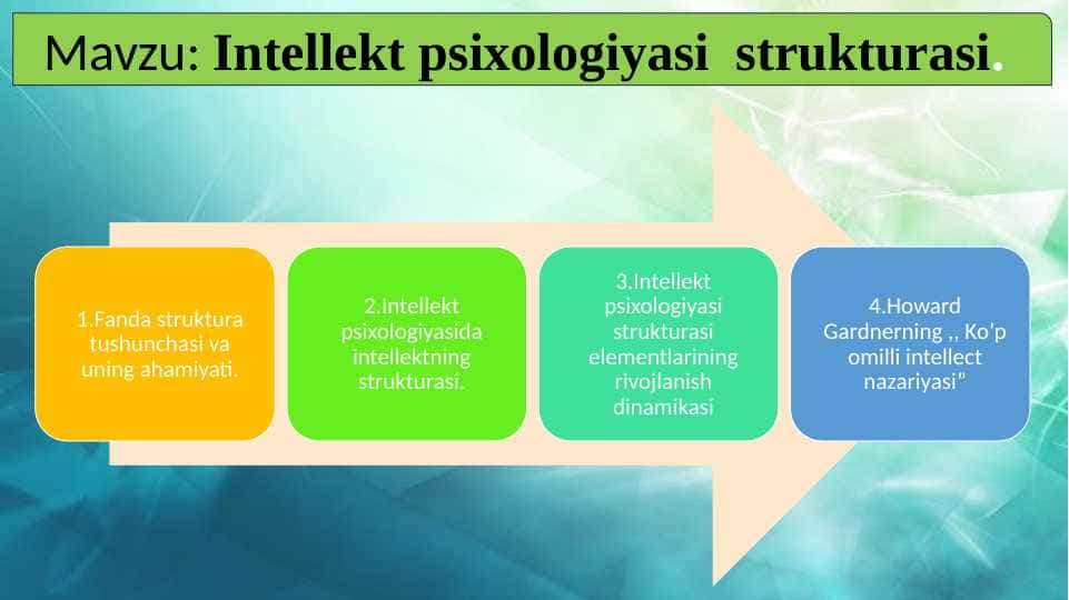 Intellekt strukturasi 1