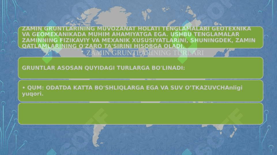 ZAMIN GRUNTLARINING MUVOZANAT HOLATI TENGLAMALARI 3