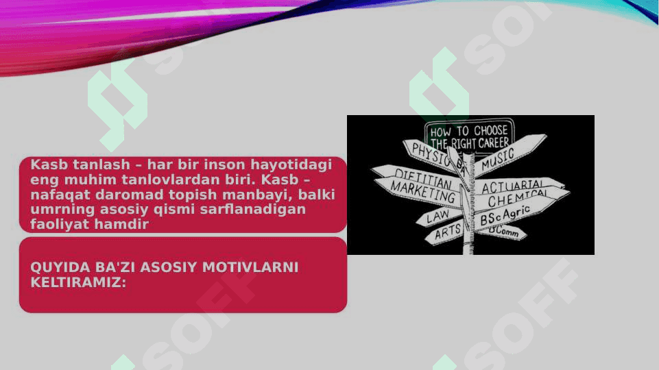 PEDAGOK KASBINI TANLASH MOTIVLARI 2