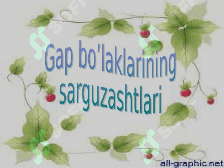 Gap bo‘laklari 7