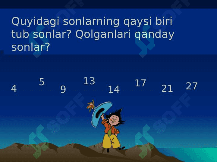 Eng katta umumiy bo’luvchi (EKUB) 6