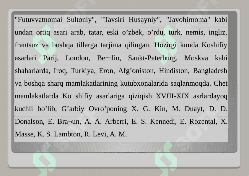 KOMIL INSON TARBIYASIDA KOSHIFIY ILMIY  MEROSINING AHAMIYATI 7
