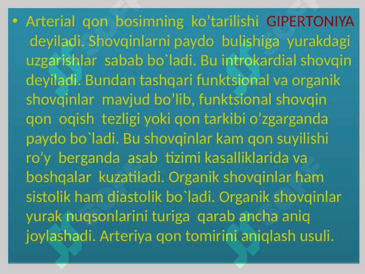 Yurak qon tomir sistemasi kasalliklari 8