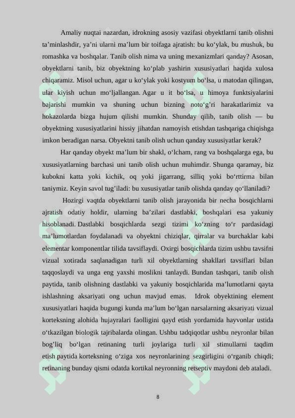 Psixologiyada idrokni tadqiq qilish 8