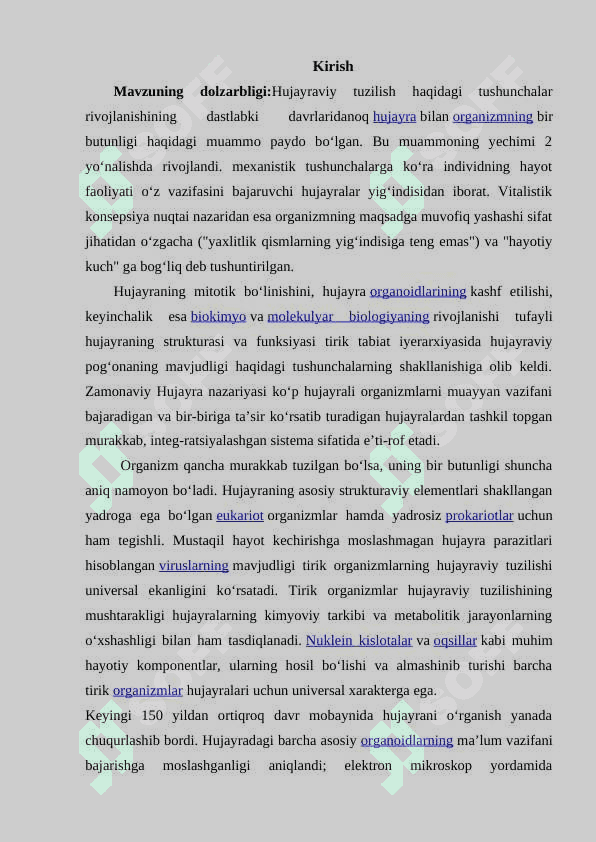 Biologik membranalarning tuzilishi va funksiyasi 2