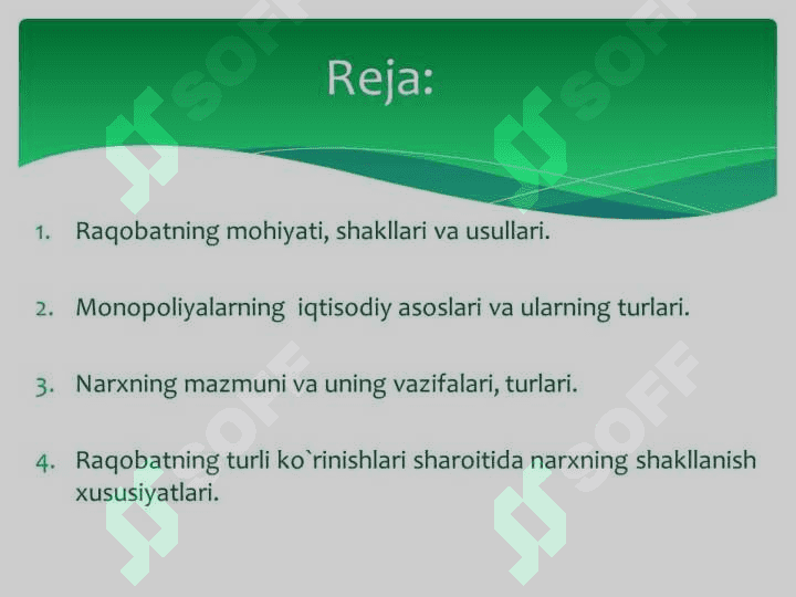 RAQOBATNING MOHIYATI, SHAKLLARI  VA USULLARI 2