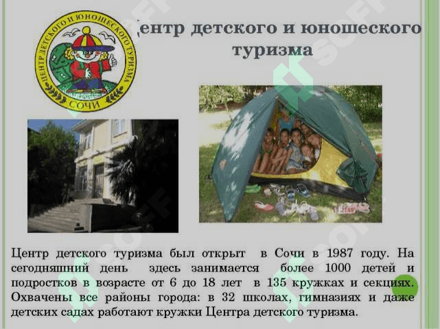 РАЗМЕЩЕНИЕ МОЛОДЁЖНОГО ТУРИЗМА 3