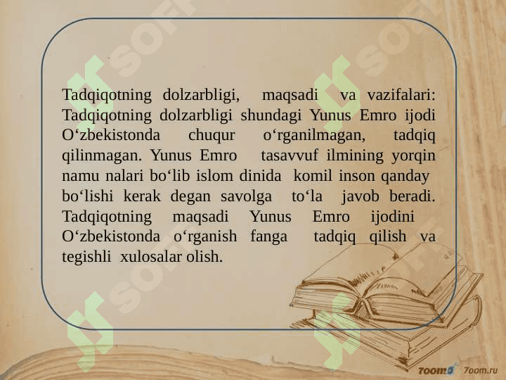 Yunus Emro ijodida tasavvuf 2