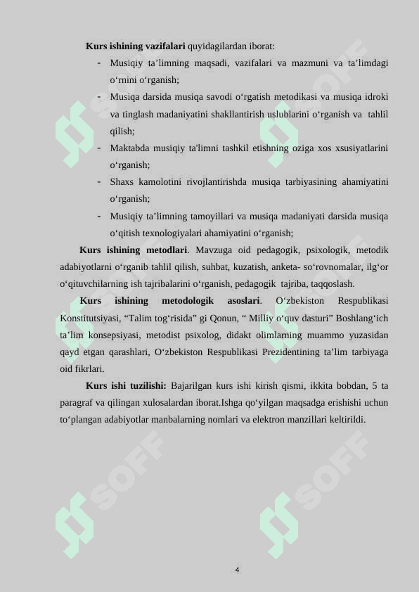 MUSIQIY TA'LIMNING MAQSAD, VAZIFALARI VA MAZMUNI 4