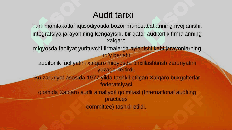 Audit standartlari haqida tushuncha, ularning ahamiyati va tasnifi 4