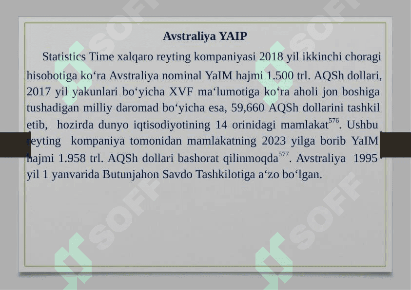 Avstraliya YAIP 2