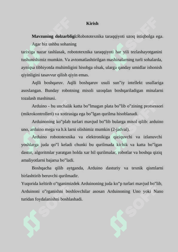 O‘rnatilgan tizimlar fanini  o‘qitishda Arduino Uno qurilmasidan foydalanishning zamonaviy interfaol usullarining ahamiyati va roli. 2