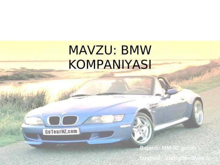 BMW KOMPANIYASI