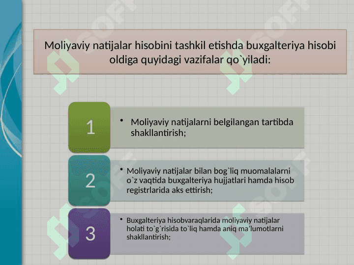 Byudjet tashkilotlarida moliyaviy natijalar hisobi 8